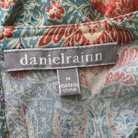 ANTHROPOLOGIE DANIEL RAINN Sleeveless Plaquette floral Top | M - Picture 10 of 12